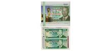 Fiji #Fiji 2 Dollars 2000 P102 UNC - Uncut / Commemorative Y2K -